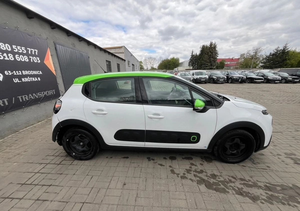 Citroen C3 cena 17700 przebieg: 198958, rok produkcji 2018 z Wojnicz małe 137